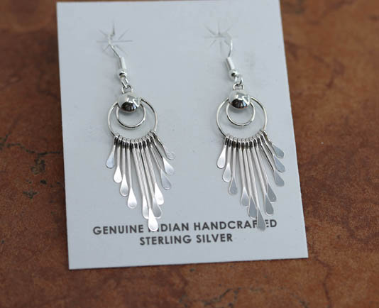 Navajo Sterling Silver Earrings