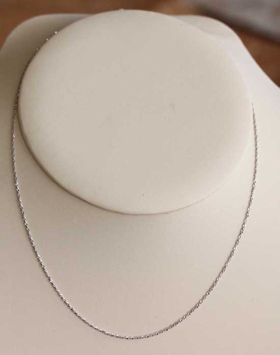 925 Sterling Silver 18 Inch Long Chain
