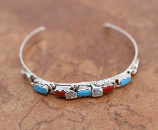 Zuni Native American Indian Stone Bracelet by Effie C.