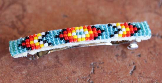 Navajo Beaded Hair Barrette