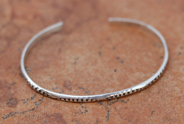 Navajo Sterling Silver Cuff Bracelet