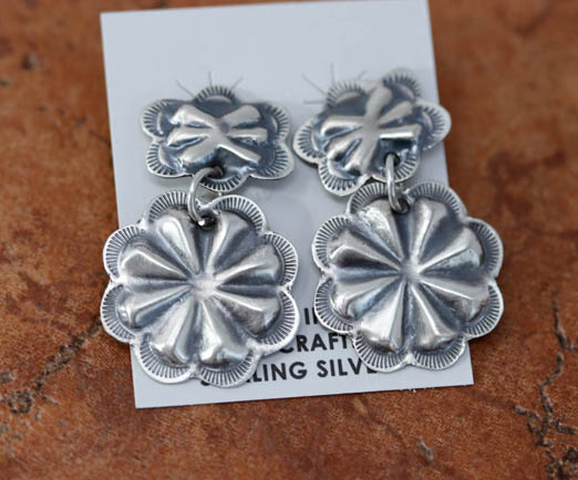 Navajo Silver Earrings