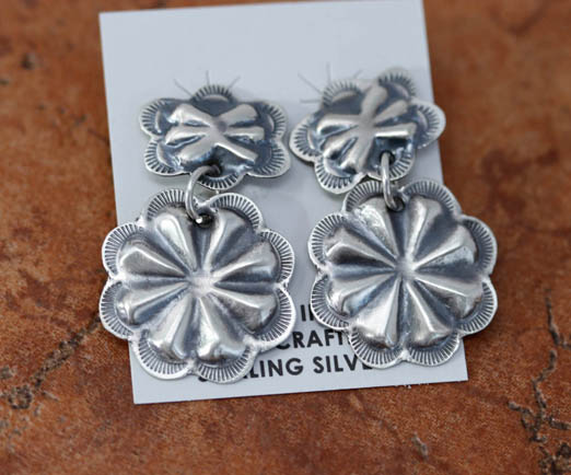 Navajo Silver Earrings
