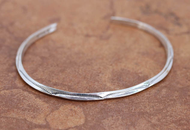 Navajo Sterling Silver Cuff Bracelet