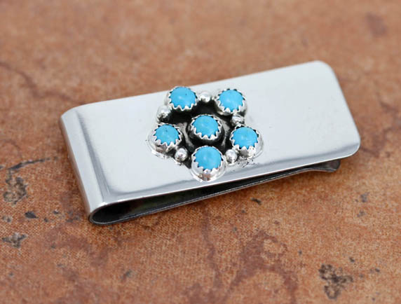 Navajo Turquoise Money Clip