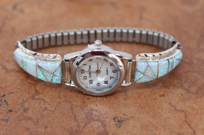 Zuni Created Opal Ladies Watch