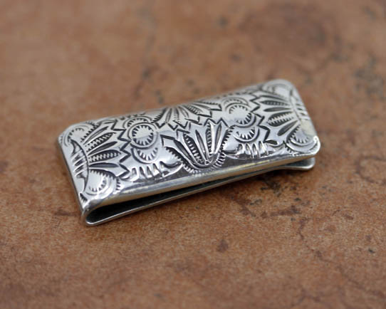 Navajo Silver Money Clip