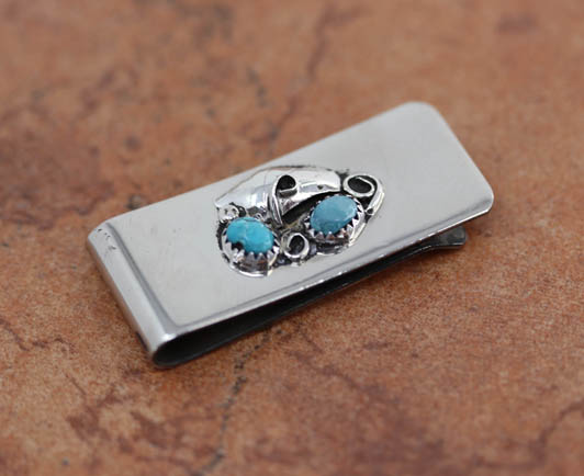 Navajo Turquoise Money Clip