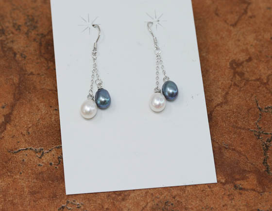 Sterling Silver Freshwater Pearl Earrings