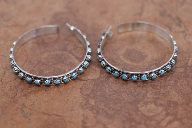 Discover 76+ native american turquoise hoop earrings latest ...