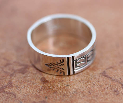 Navajo Silver Ring Size 10