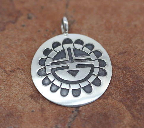 Navajo Sunface Pendant by Stanley Gene