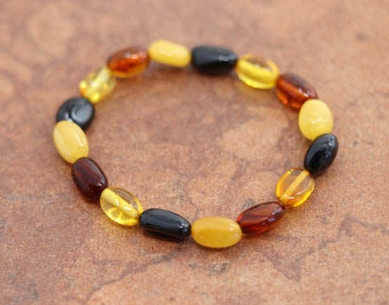 Baltic Amber Stretch Childrens Bracelet