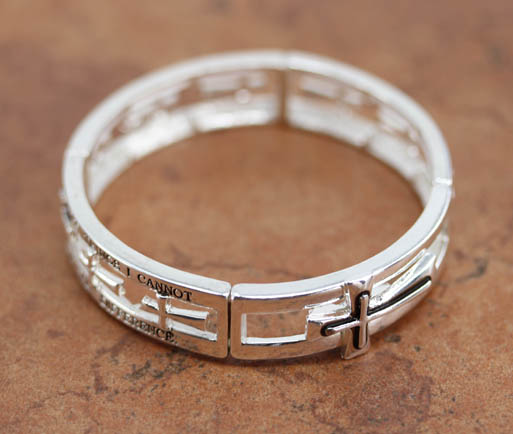 Fashion Serenity Prayer Stretch Bracelet