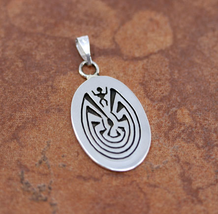 Navajo Man in the Maze Pendant