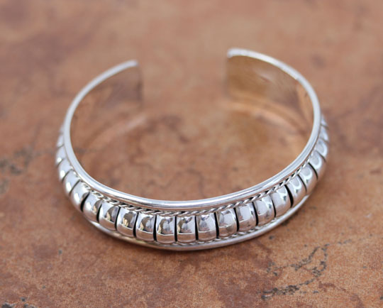 Navajo Sterling Silver Cuff Bracelet