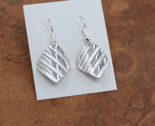 Navajo Sterling Silver Earrings