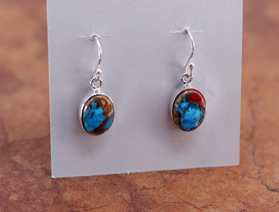 Sterling Silver Mojave Turquoise Earrings