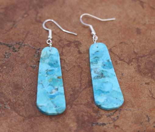 Navajo Silver Block Earrings