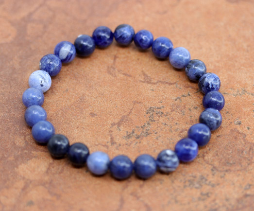 Beaded Sodalite Bubble Bracelet