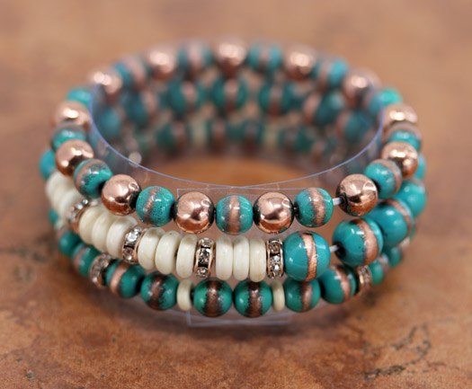 Beaded Stackable Nugget Bracelet