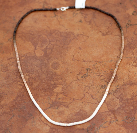 Santo Domingo Silver Heishi Necklace