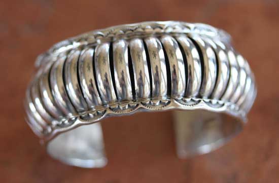 Navajo Native American Sterling Silver Bracelet