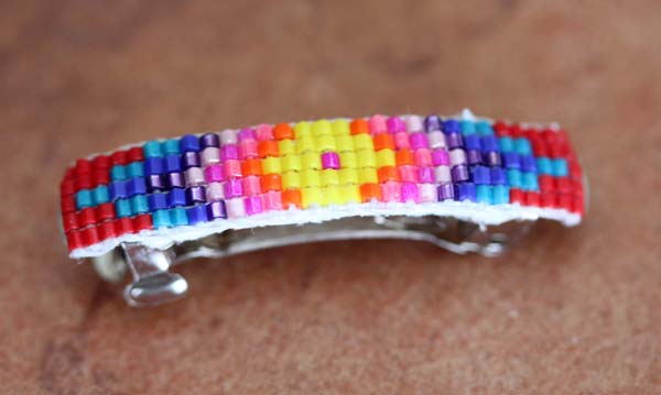 Navajo Childrens Beaded Hair Barrette