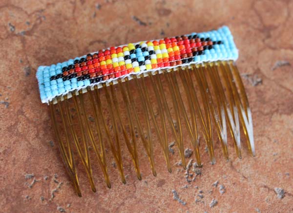 Navajo Beaded Hair Barrette